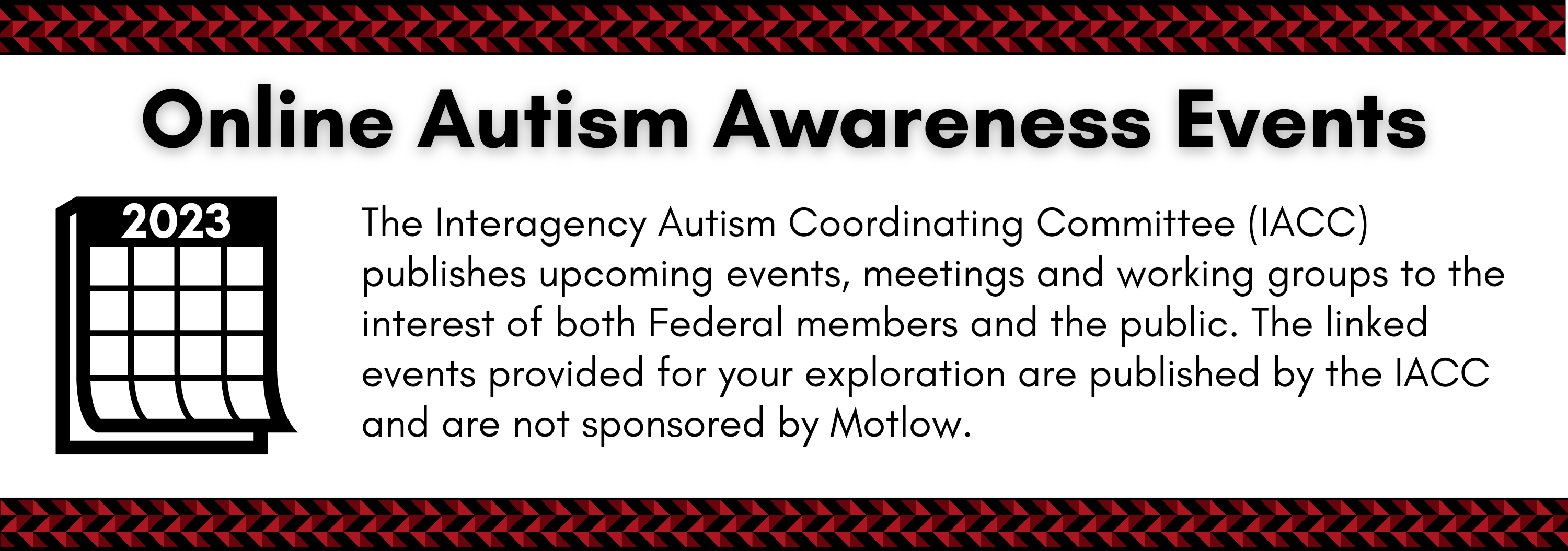 autism online events