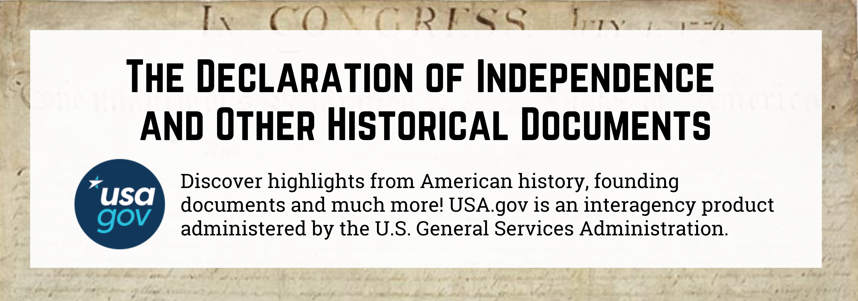 The Declaration of Independence and Other Historical Documents
