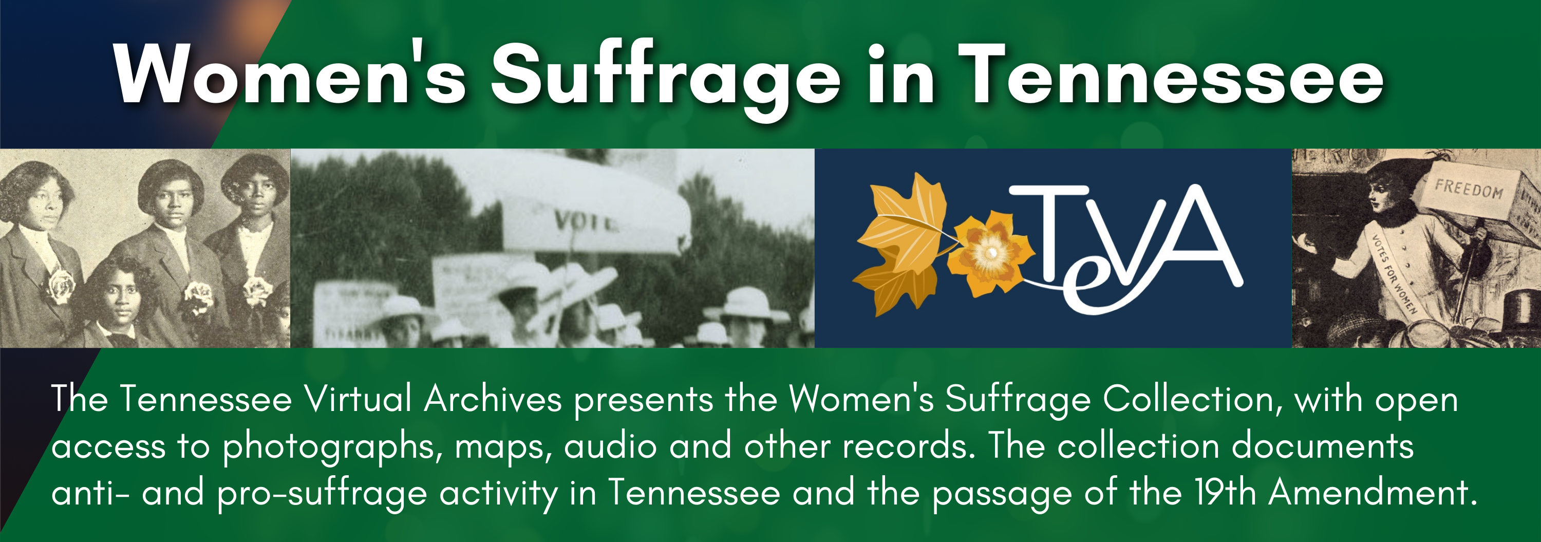 Women's Suffrage in Tennessee collection from TEVA