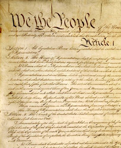 Photo-of-the-handwritten-Constitution-of-the-United-States