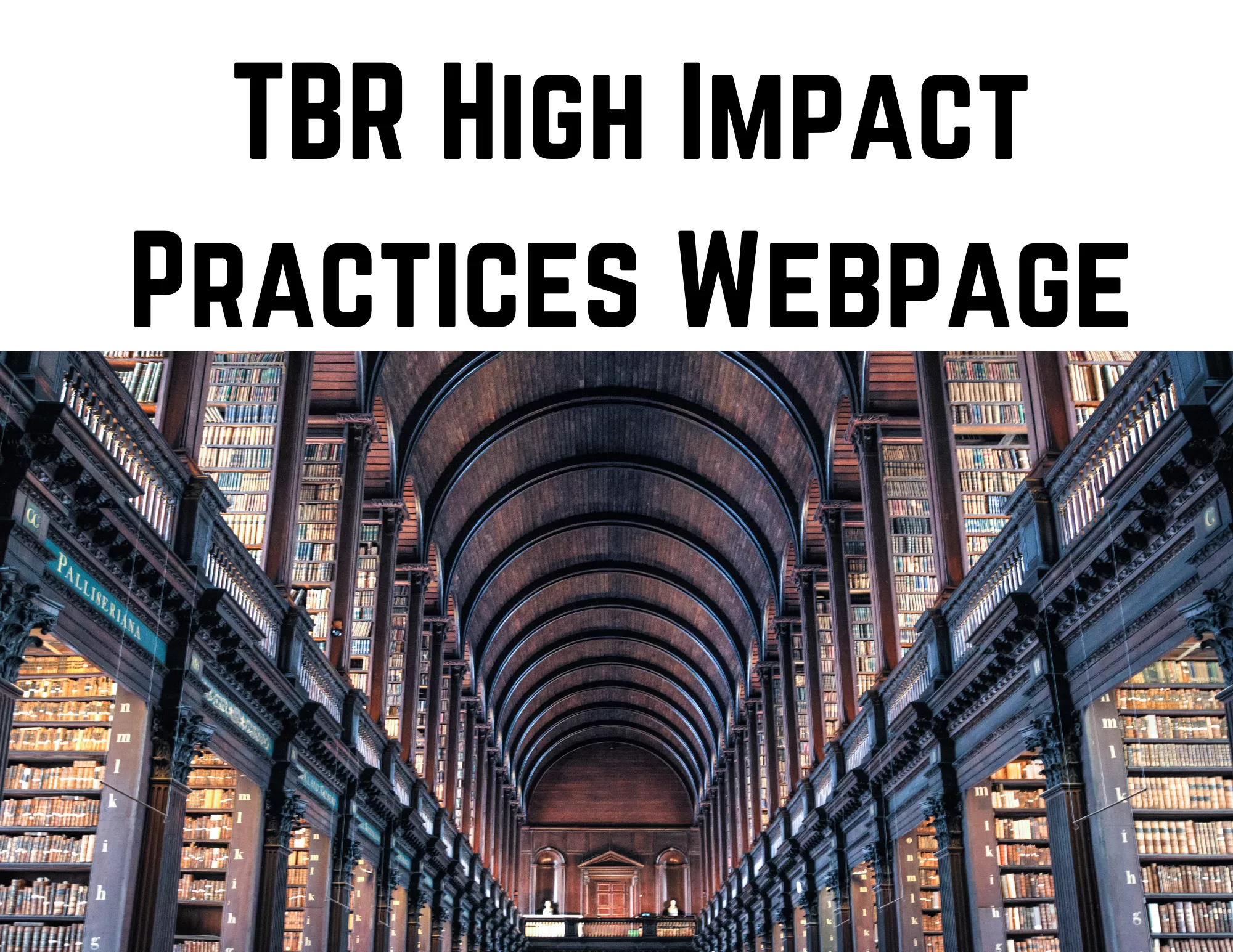TBR High Impact Practices Webpage