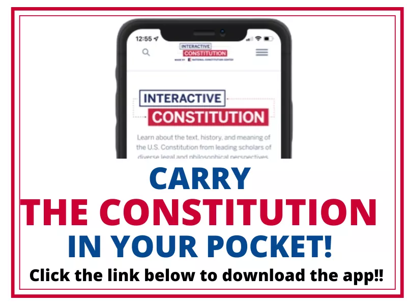 Carry  The Constitution in your pocket! Click the link below to download