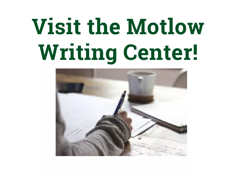Writing Center Callout