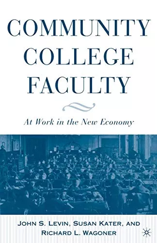 There's a picture of early 20th century library under the title "Community College Faculty: At Work in a New Economy